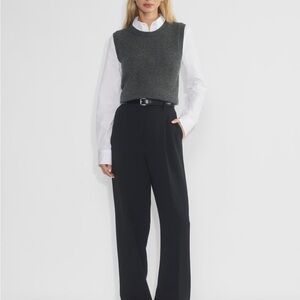 Aritzia Effortless Pant - Black - Crepette - Size 4